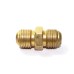 Brass Flare Equal Union Nipple Hex Adapter  Connector Compression Fittings.